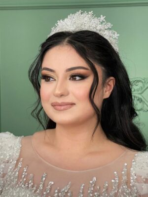 Selin Pul İşlemeli Prenses Gelinlik