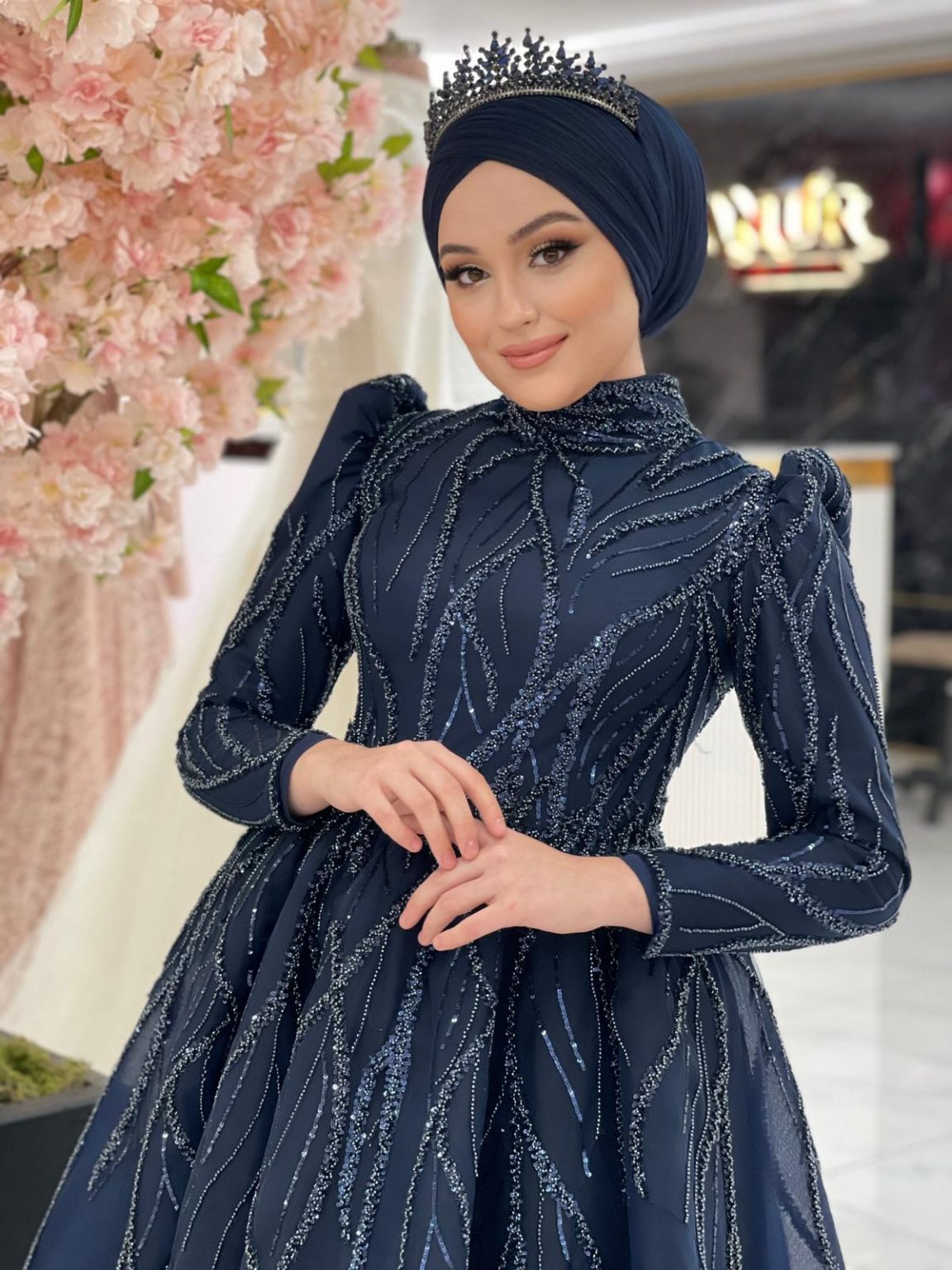 Gece Işıltısı Simli Nişanlık - Görsel 3