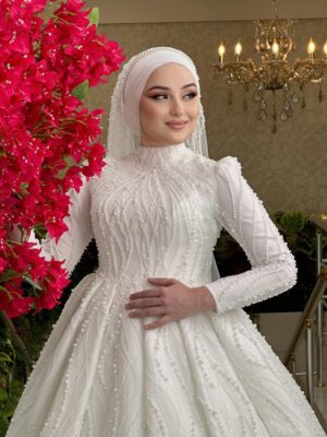 Nazlı İnci Tesettür Gelinlik