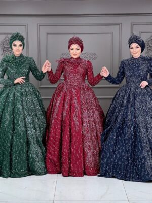 Zümrüt, Bordo ve Lacivert Simli Nişanlık Koleksiyonu