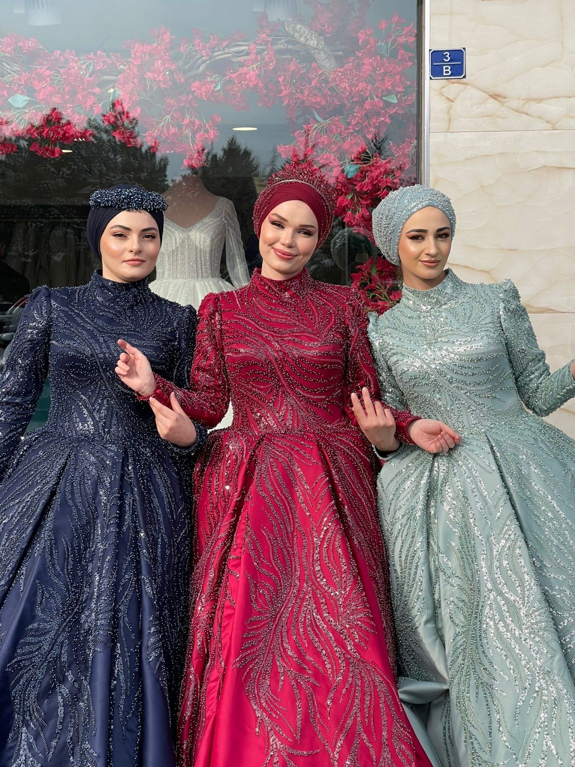 Zümrüt, Bordo ve Lacivert Simli Nişanlık Koleksiyonu - Görsel 4